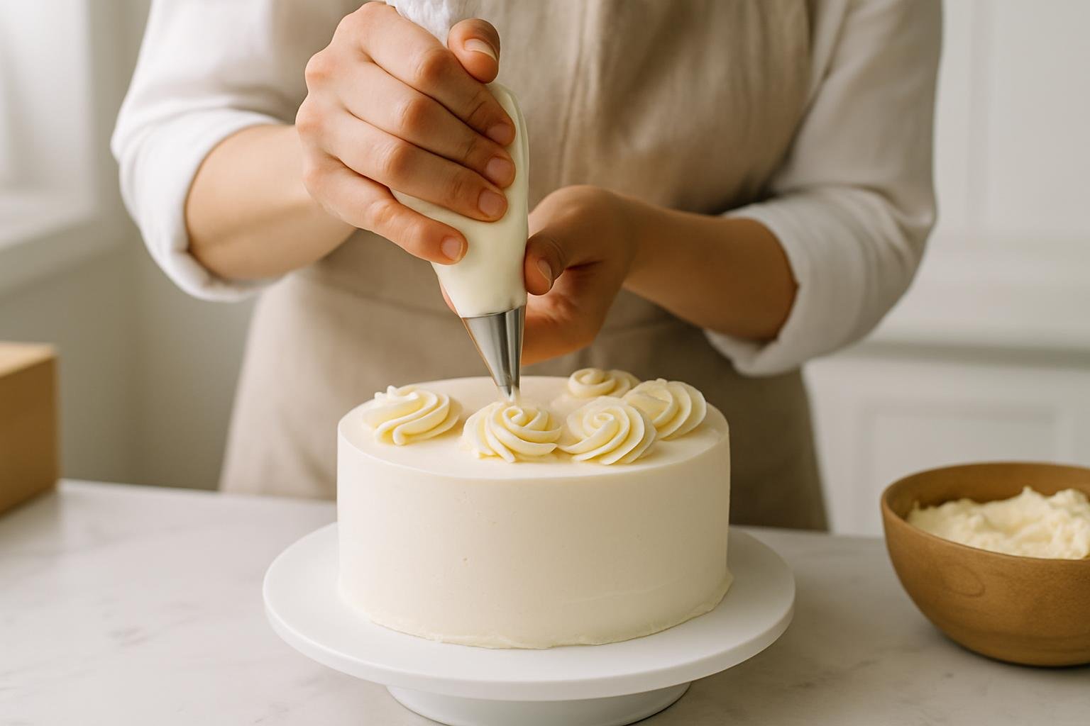 Piece of Cake Fine Bakery & Cafe - bakery cakes: AI-generated photo
